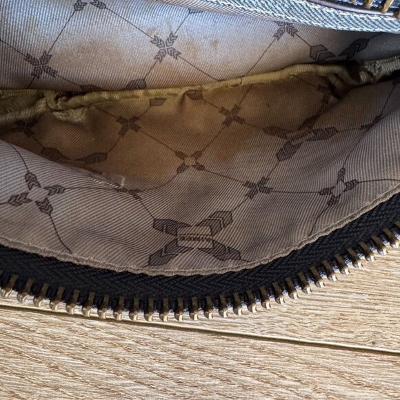 Aimee Kestenberg Milan Med Blue Denim Brass Tone Hardware Festival Bum Belt Bag - Picture 5 of 8